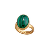 Alchemia Malachite Petite Adjustable Ring